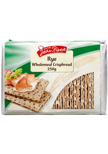 Jean Pierre Rye Wholemeal Crispbread